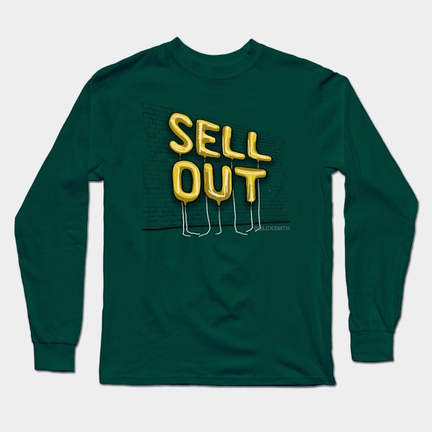 Sell Out (yellow letters) Long Sleeve T-Shirt by BLCKSMTH